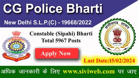 Chhattisgarh Police CG Police Constable Recruitment 2023