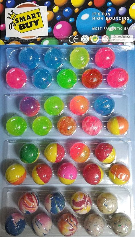 Crazy Bouncy Jumping Balls Set Smart Buy 36 Small Crazy Multi