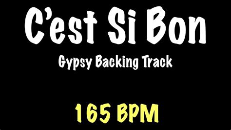 Cest Si Bon Gypsy Jazz Backing Track 165 BPM Django Reinhardt