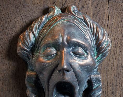 Christmas Carol Jacob Marley Faux Door Knocker Charles Dickens