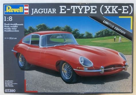 REVELL 1 8 07390 JAGUAR E TYPE XK E UK SALE ONLY Model Kit