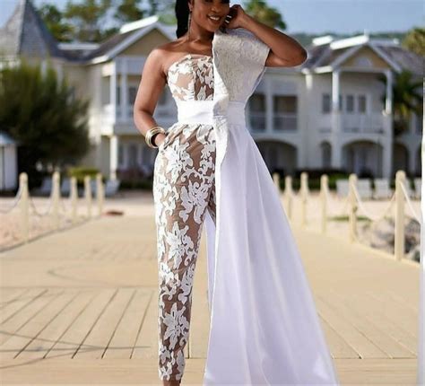 White Women Prom Jumpsuit Wedding Jumpsuit Womens Party Etsy