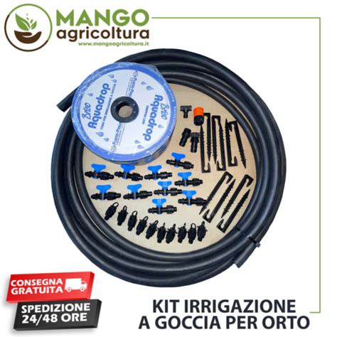 Kit Irrigazione A Goccia Orto Giardino Da Mq Manichetta