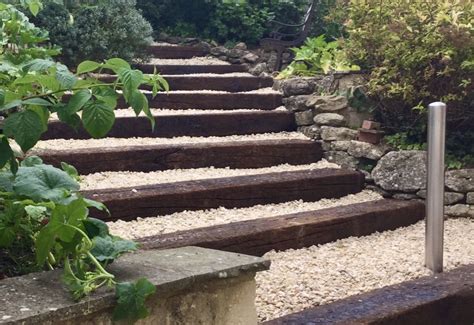 How To Make Garden Steps With Railway Sleepers Fasci Garden