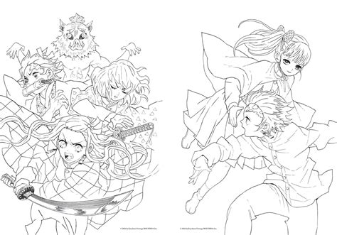 Demon Slayer Kimetsu No Yaiba The Official Coloring Book By Koyoharu