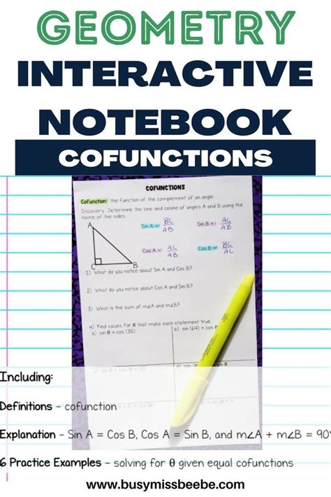 Geometry Interactive Notebook Right Triangles Artofit