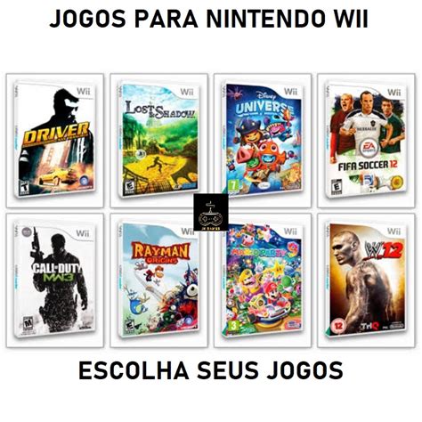 Jogos para nintendo wii coleção Escorrega o Preço