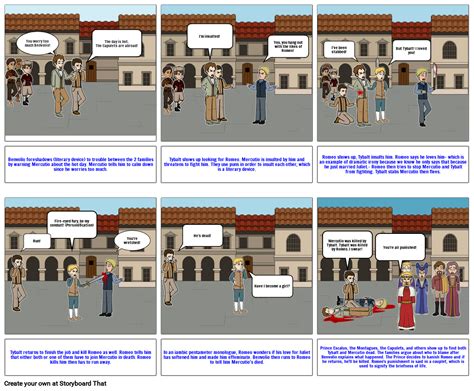 Romeo Juliet Act Scene Storyboard By Jakhiawilliams