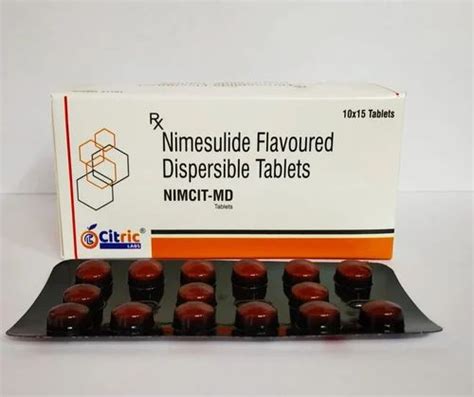 Nimesulide 100 Mg Mouth Dissolving At Rs 650box Pceutical Tablets