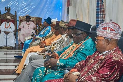 Peter Obi Addressing The Bayelsa Traditional Ruler S Council Photos