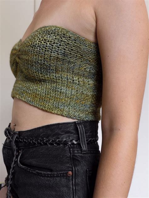 Spring Valley Bandeau FREE Crochet Pattern For Ruched Summer Tube Top