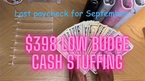 Asmr 398 Cash Stuffing Fit The Budget Low Income Youtube