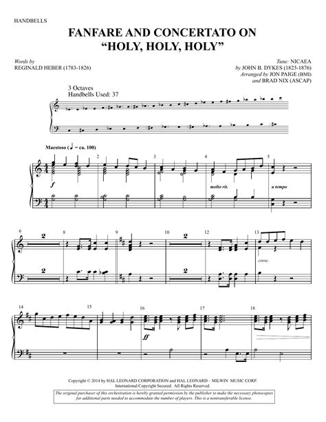 Holy, Holy, Holy | Sheet Music Direct