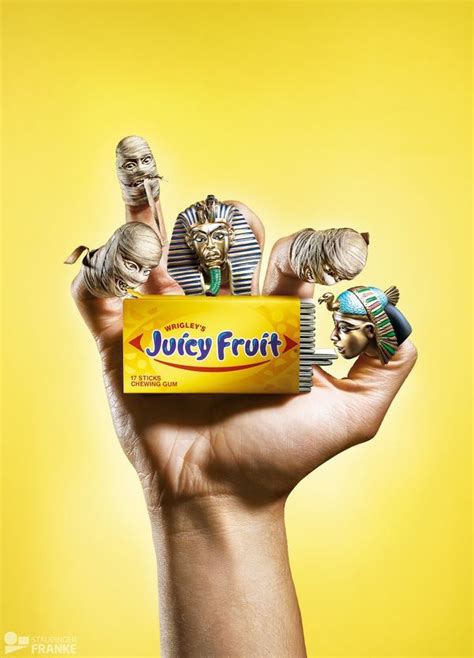 Wrigleys Juicy Fruit Chewing Gum Ads Creative Juicy Fruit Art