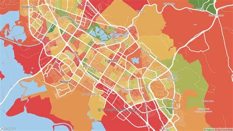 The Safest And Most Dangerous Places In Fremont Ca Crime Maps And