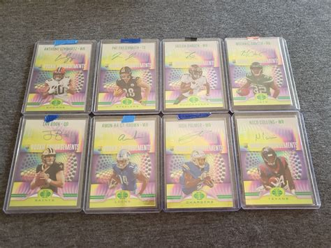 Illusions Rookie Endorsements Green Full Set Lot Of Rookie