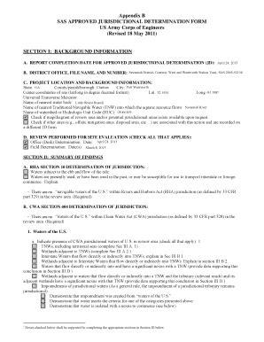 Fillable Online Sas Usace Army Approved Jd Form Sas Usace Army Fax