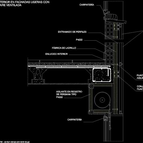 Radiant Floor Outer Insulation In Facade DWG Detail For AutoCAD