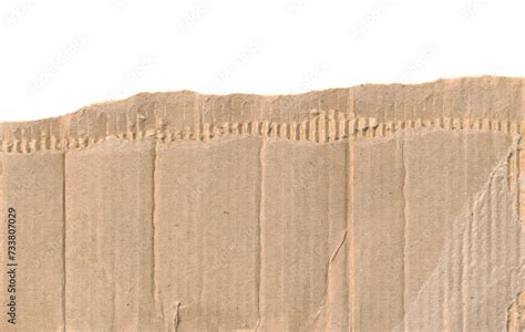 Torn Cardboard Paperboard Paper Ripped Border Frame Edge Corrugated