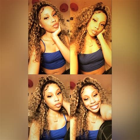 Hair In Wet And Curly Honey Blonde Lace Front Poshmark