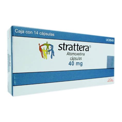 Strattera 40 Mg Cápsulas 14 Pzas Walmart