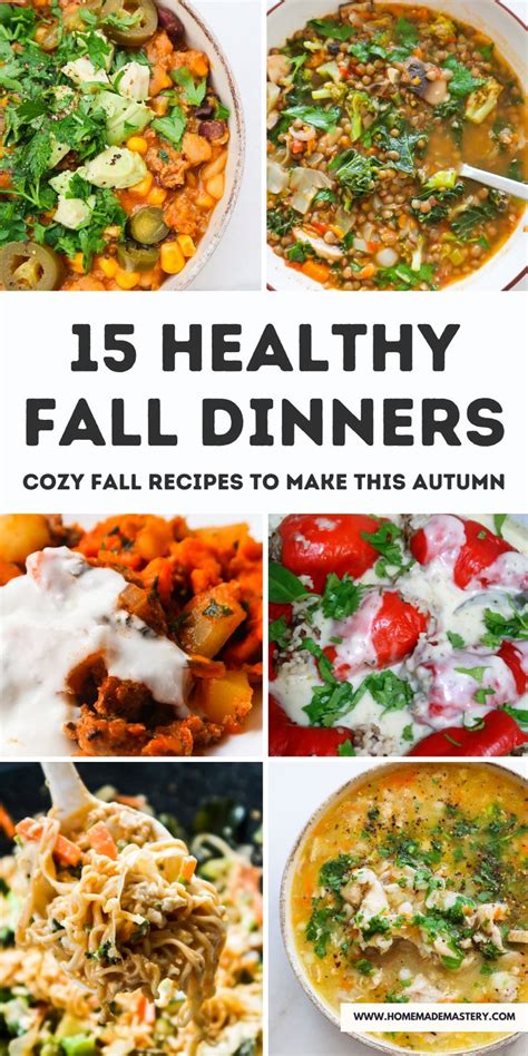 Healthy Fall Dinner Recipes To Make This Autumn Recipe Healthy