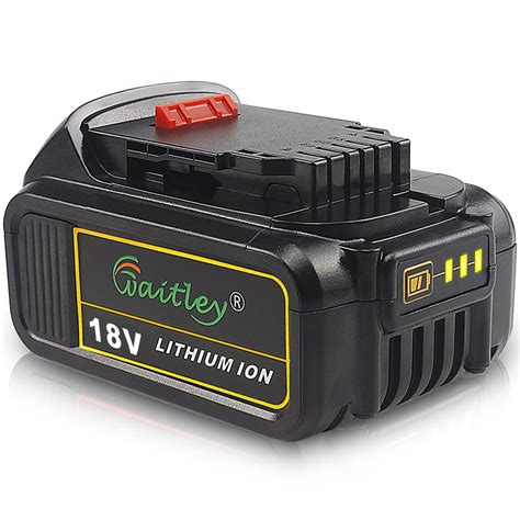 18V 5Ah Li Ion Battery For DEWALT Battery 18Volt XR DCB184 DCB183