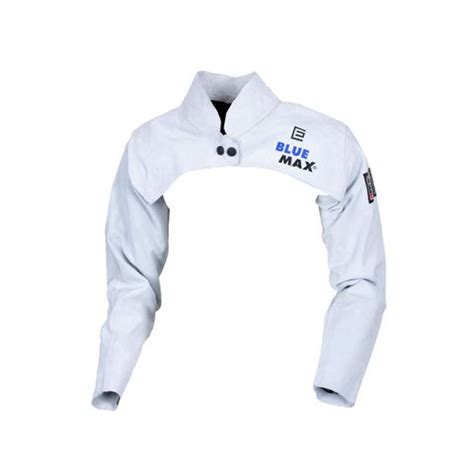 Blue Max Chrome Leather Welding Sleeves With Yoke Shop Now Alphaweld