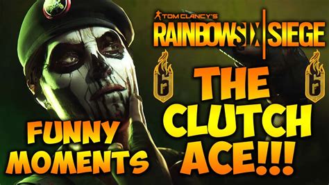 Rainbow Six Siege Caveira Ace Epic 5 Kills Funny Moments Youtube