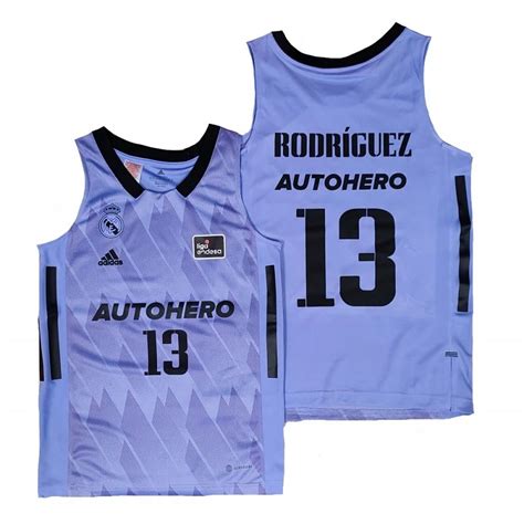 Camiseta Real Madrid Baloncesto Chacho Rodriguez Adidas Ni Os