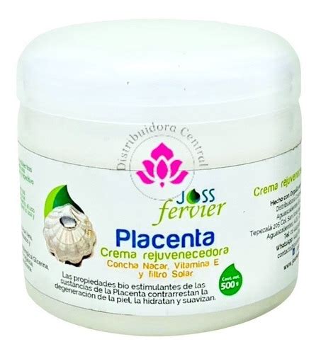 Crema Placenta Concha Nacar Joss Fervier 500grs Envío gratis