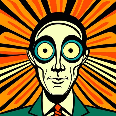 Premium Vector Surreal Guy Vector Illustration Cartoon
