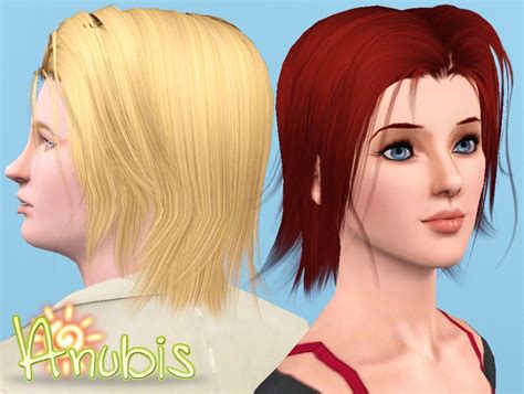 Newseas J182 Melt Away Hairstyle Retextured By Sims Hairs