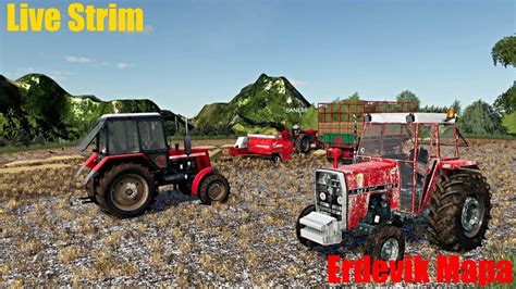 Farming Simulator 19 Erdevik Mapa Live Strim 4 YouTube