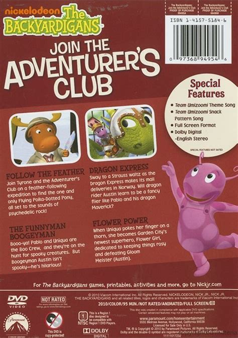 Backyardigans Join The Adventurers Club The Dvd Dvd Empire