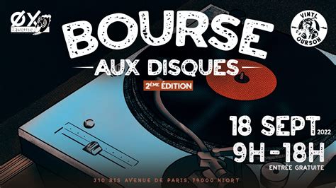 Bourse aux Disques 2022 Sortir à Niort