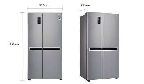 Cu Ft Side By Side Refrigerator With Smart Thinq Lg Philippines