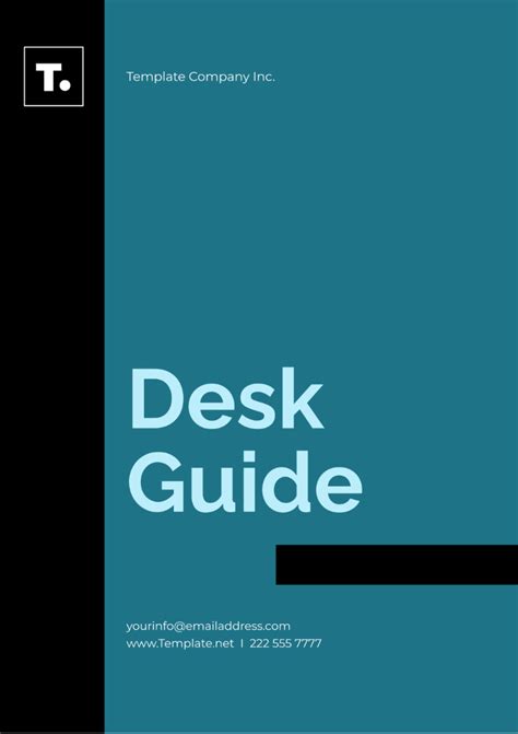 Free Desk Guide Template Edit Online And Download