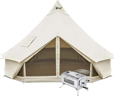 Amazon Kingcamp Hot Canvas Bell Tent For Camping With Camping