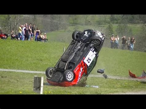 Rallye Du Pays De Faverges Crash Mistake Youtube