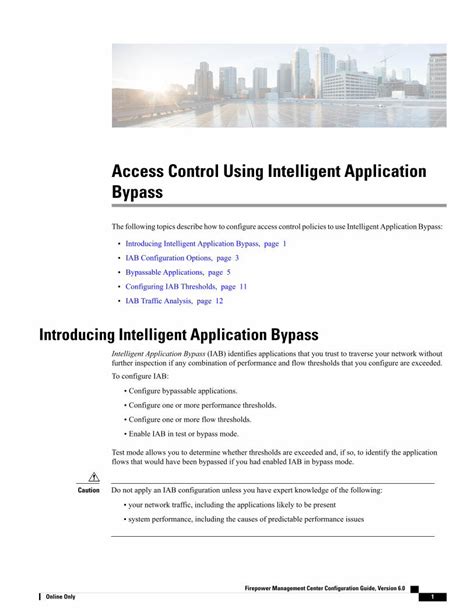 Pdf Access Control Using Intelligent Application Bypass · Access Control Using Intelligent