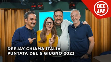 Deejay Chiama Italia Puntata Del 5 Giugno 2023 Ospiti Aurora Leone