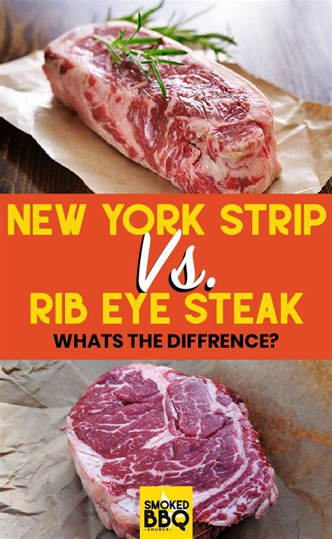 New York Strip Vs Rib Eye Steak What S The Differences