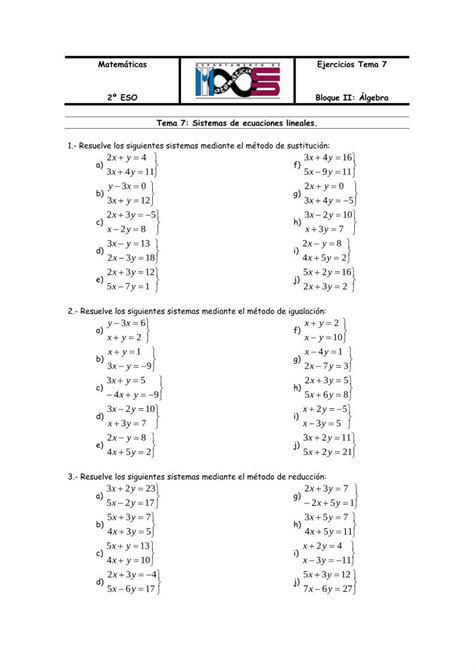 Pdf Matem Ticas Ejercicios Tema Eso Bloque Ii Matem Ticas