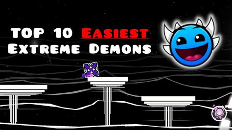 Top 10 EASIEST Extreme Demons Geometry Dash 2 11 YouTube