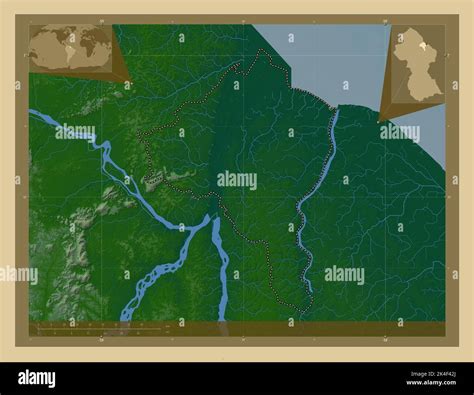 Essequibo Islands West Demerara Region Of Guyana Colored Elevation