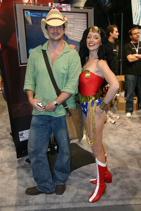 Nathan Fillion and Wonder Woman at Comic-Con - Comic Vine