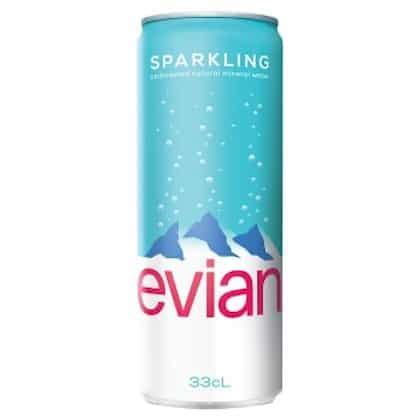 Evian Sparkling Water 330ml - British Smiths