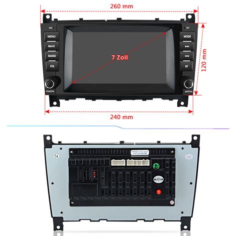 Navigatie C Class W203 2004 2011 CLS W219 CLK W209 Android 4GB RAM