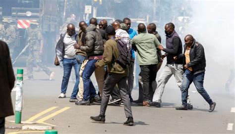 Kenya Police Arrest And Fire Tear Gas As Opposition Holds Protests